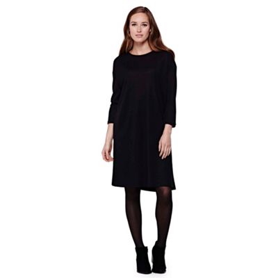 Yumi black Tunic Top With Long Sleeves